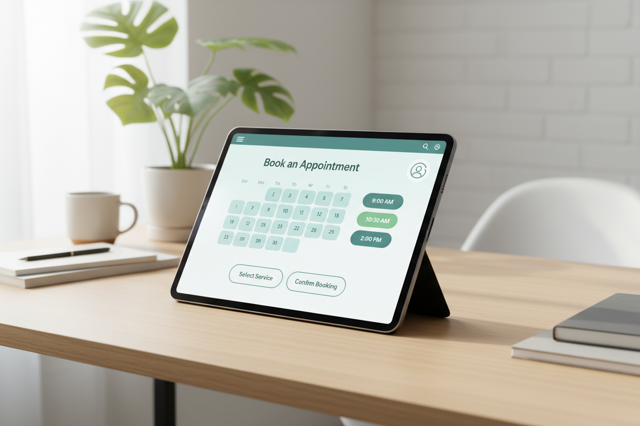 Appointment booking section image