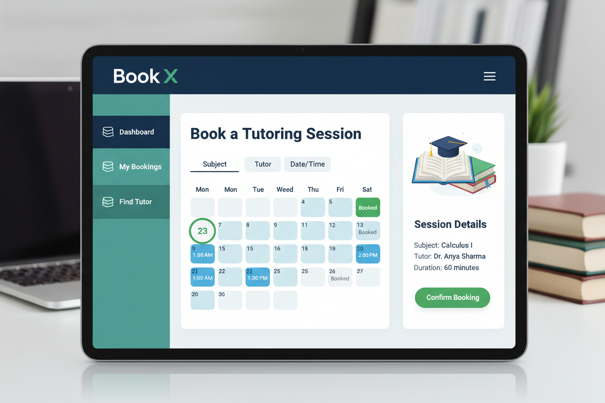 Book X booking system